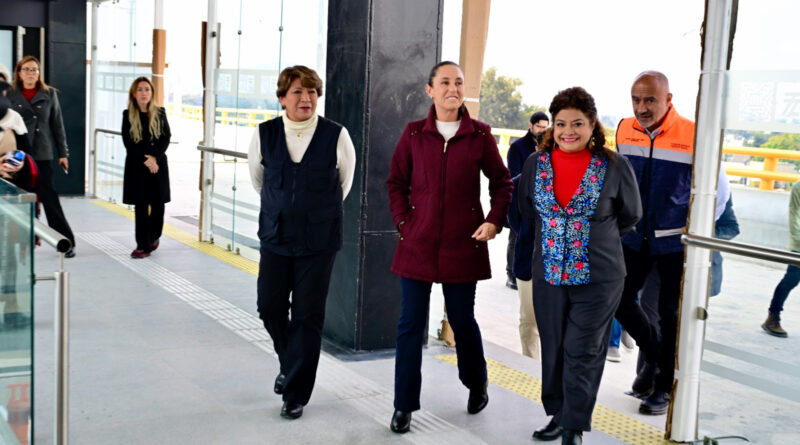 Gobernadora Delfina Gómez Álvarez Supervisa Avances de la Obra con la Presidenta Claudia Sheinbaum Pardo