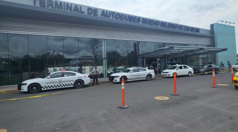 En Jalisco la Guardia Nacional Realiza Recorridos de Proximidad en Terminal de Autobuses