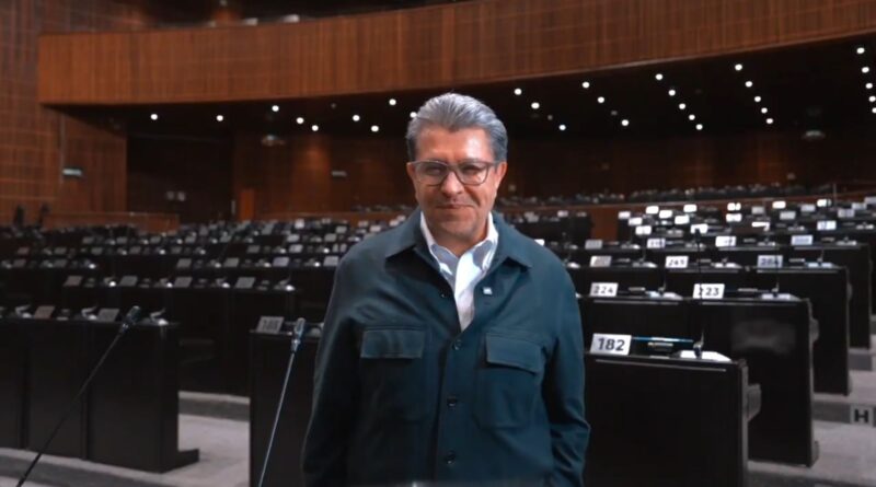El diputado Ricardo Monreal Informó que el Periodo Extraordinario se Llevará a cabo en Tres Semanas